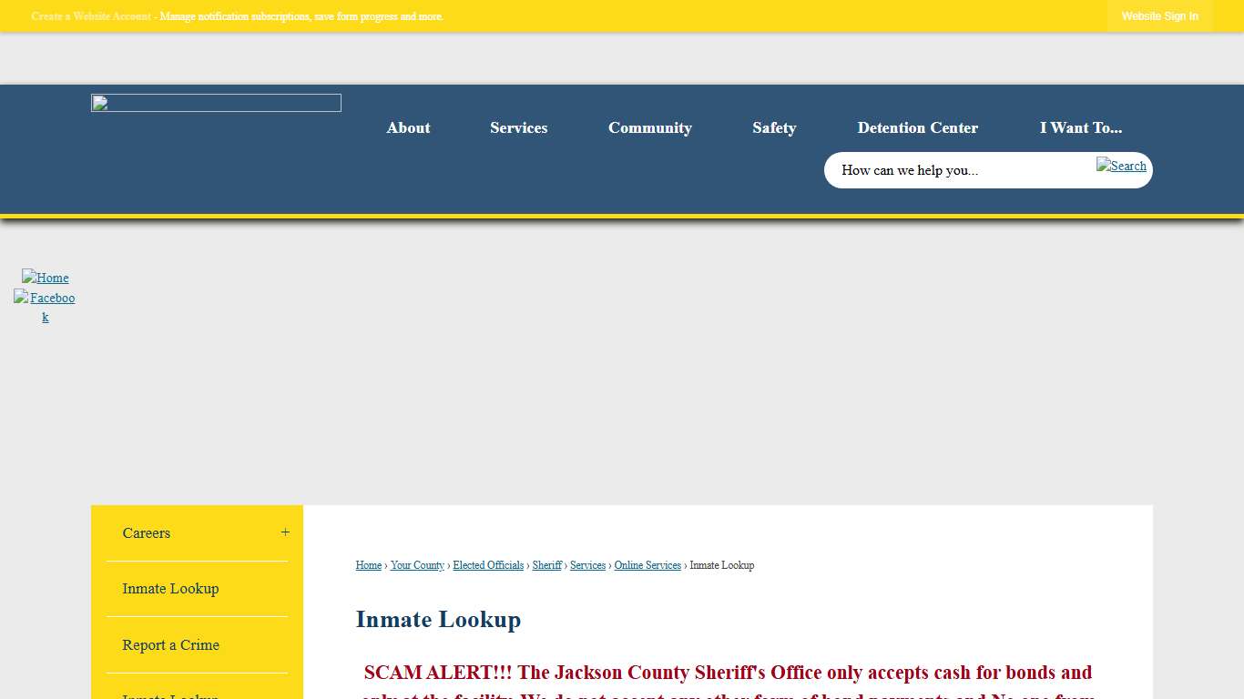 Inmate Lookup Jackson County, MS